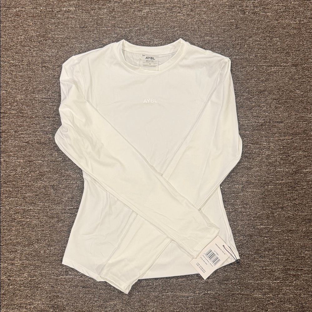 AYBL Classic White Long Sleeve Tee